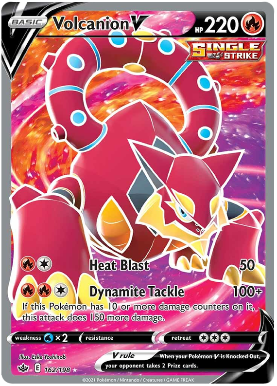 Volcanion V (162/198) [Sword & Shield: Chilling Reign] | L.A. Mood Comics and Games