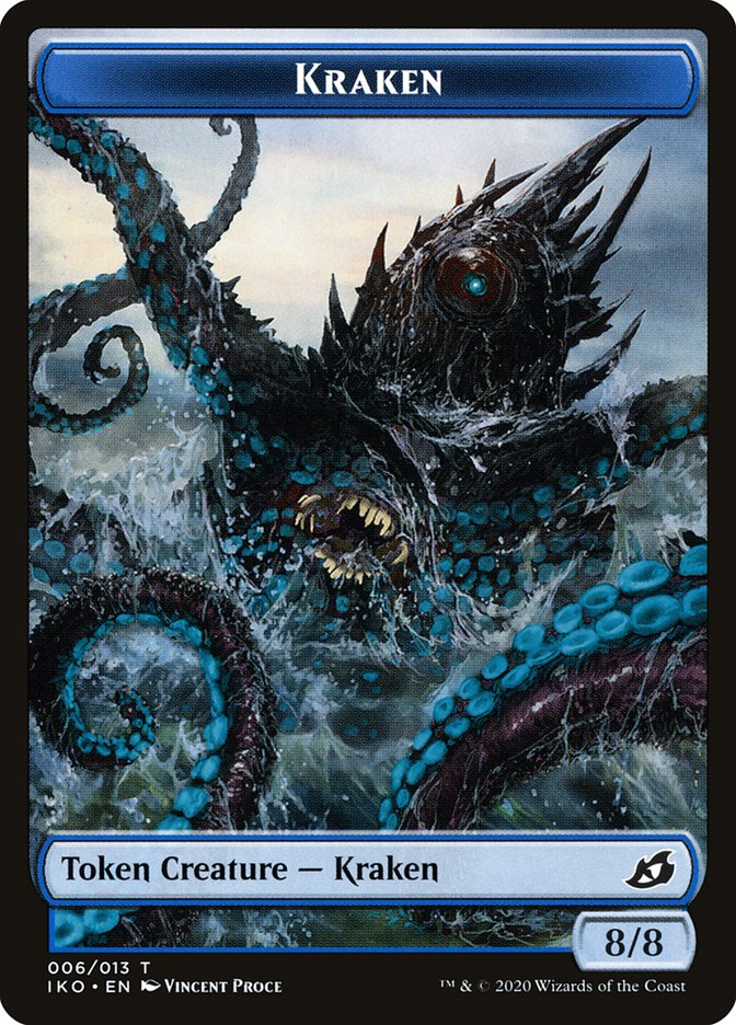 Kraken Token [Ikoria: Lair of Behemoths Tokens] | L.A. Mood Comics and Games