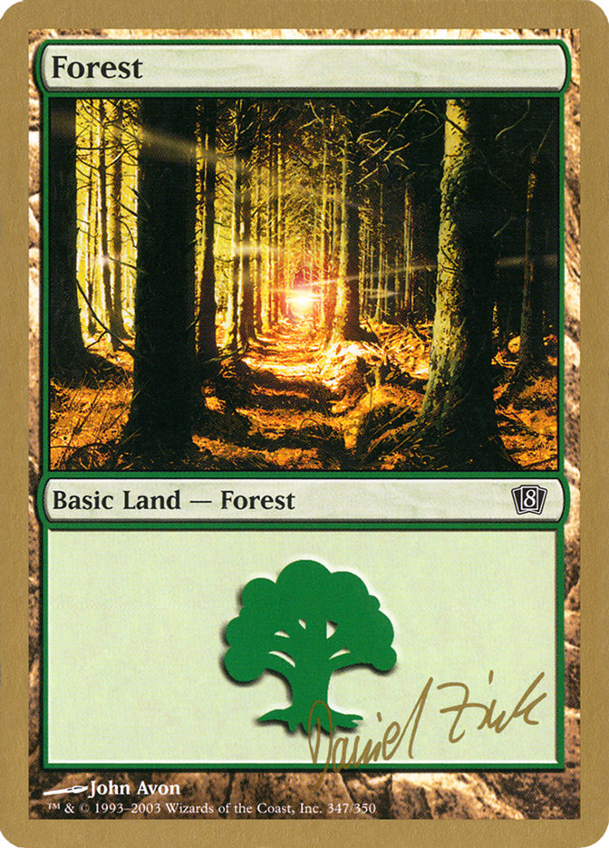 Forest (dz347) (Daniel Zink) [World Championship Decks 2003] | L.A. Mood Comics and Games