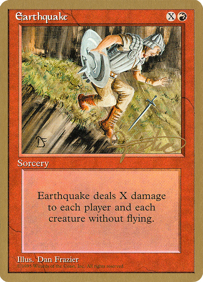 Earthquake (Mark Justice) [Pro Tour Collector Set] | L.A. Mood Comics and Games