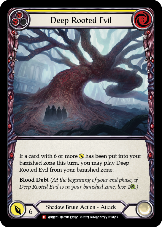 Deep Rooted Evil [MON123-RF] (Monarch)  1st Edition Rainbow Foil | L.A. Mood Comics and Games