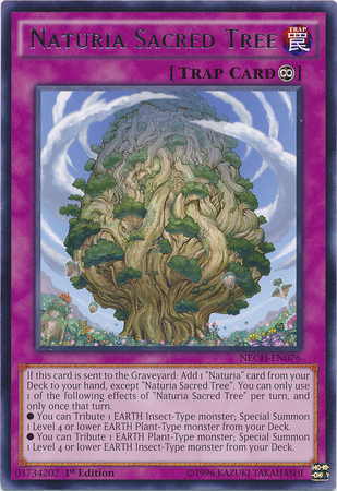 Naturia Sacred Tree [NECH-EN076] Rare | L.A. Mood Comics and Games