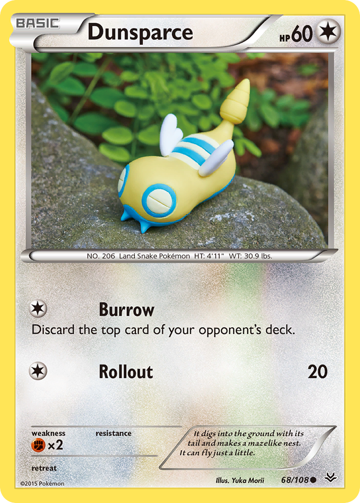 Dunsparce (68/108) [XY: Roaring Skies] | L.A. Mood Comics and Games