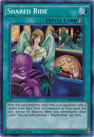 Shared Ride [MP14-EN231] Secret Rare | L.A. Mood Comics and Games