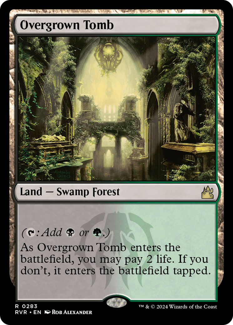 Overgrown Tomb [Ravnica Remastered] | L.A. Mood Comics and Games