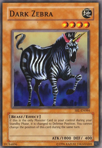 Dark Zebra [SRL-EN084] Common | L.A. Mood Comics and Games