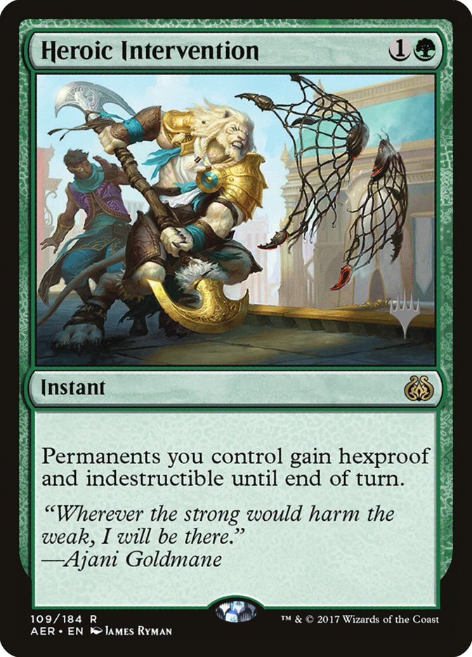 Heroic Intervention (Promo Pack) [Aether Revolt Promos] | L.A. Mood Comics and Games