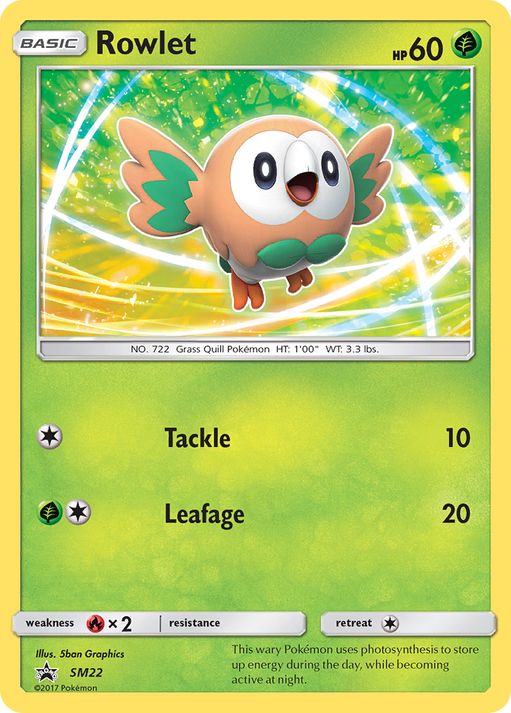 Rowlet (SM22) [Sun & Moon: Black Star Promos] | L.A. Mood Comics and Games