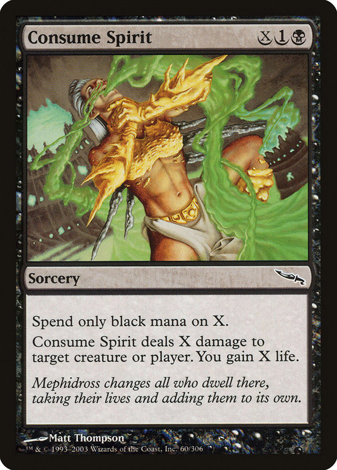 Consume Spirit [Mirrodin] | L.A. Mood Comics and Games