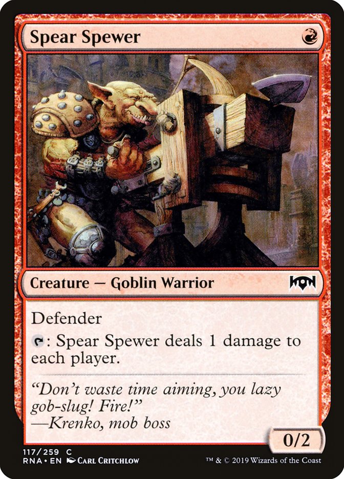 Spear Spewer [Ravnica Allegiance] | L.A. Mood Comics and Games