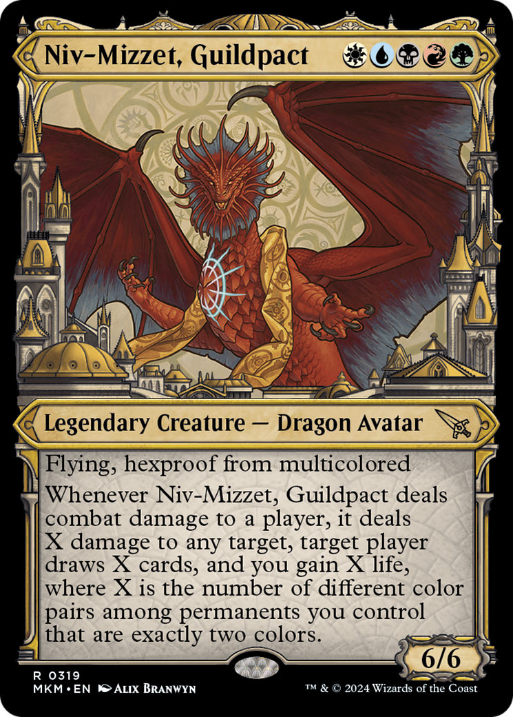 Niv-Mizzet, Guildpact (Showcase) (319) [Murders at Karlov Manor] | L.A. Mood Comics and Games