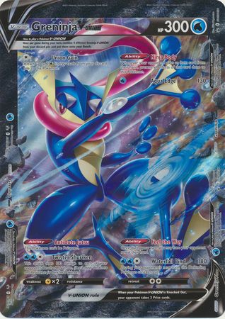 Greninja V-Union (Jumbo Card) [Sword & Shield: Black Star Promos] | L.A. Mood Comics and Games