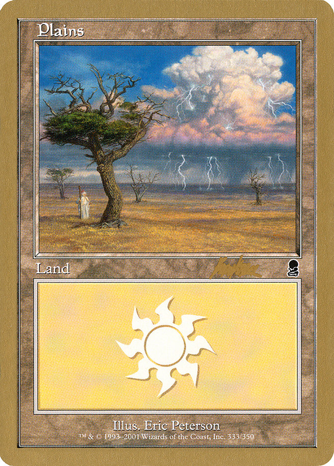 Plains (bk333) (Brian Kibler) [World Championship Decks 2002] | L.A. Mood Comics and Games