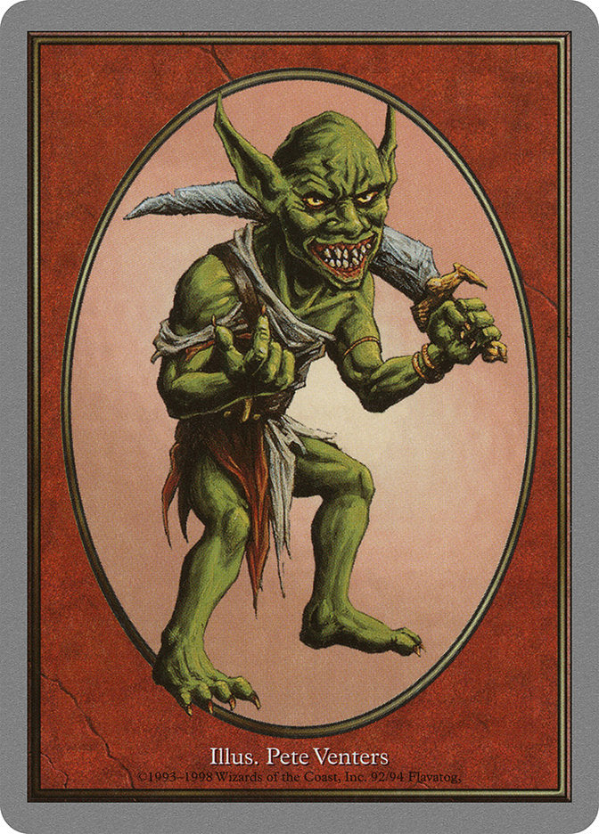 Goblin Token [Unglued Tokens] | L.A. Mood Comics and Games