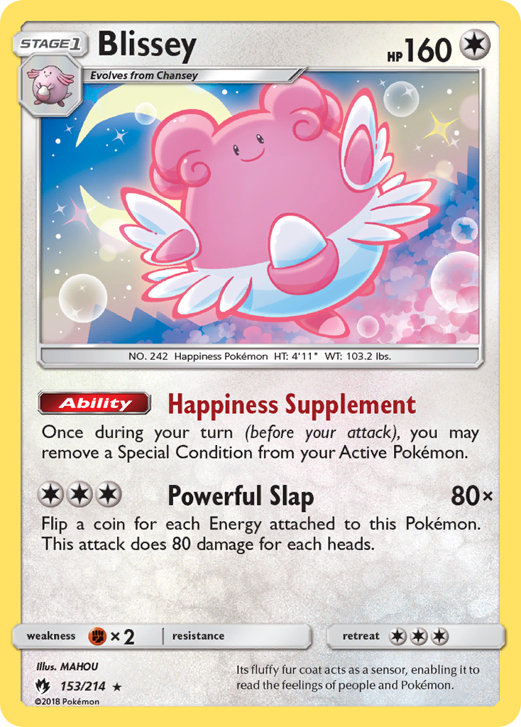 Blissey (153/214) [Sun & Moon: Lost Thunder] | L.A. Mood Comics and Games