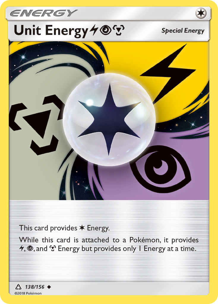 Unit Energy (138/156) (Lightning, Psychic, Metal) [Sun & Moon: Ultra Prism] | L.A. Mood Comics and Games