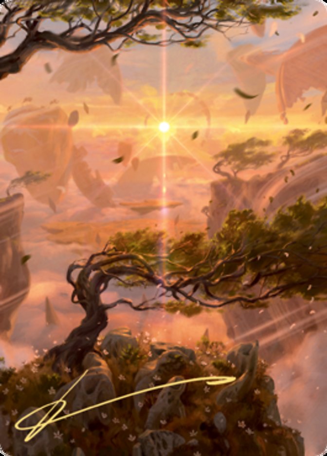 Windswept Heath Art Card (Gold-Stamped Signature) [Zendikar Rising Art Series] | L.A. Mood Comics and Games