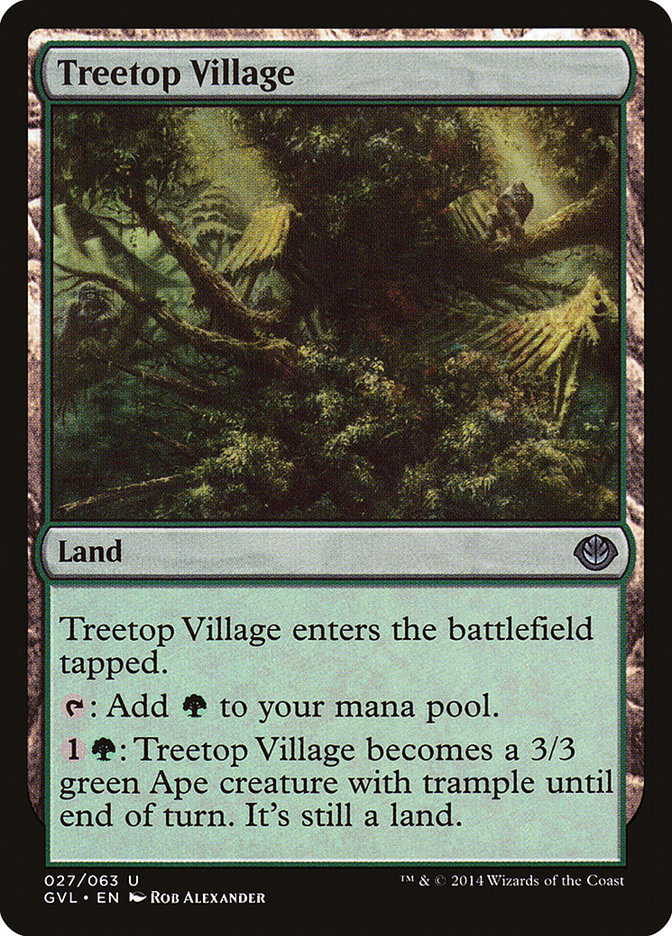 Treetop Village (Garruk vs. Liliana) [Duel Decks Anthology] | L.A. Mood Comics and Games