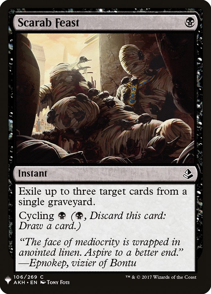 Scarab Feast [Mystery Booster] | L.A. Mood Comics and Games