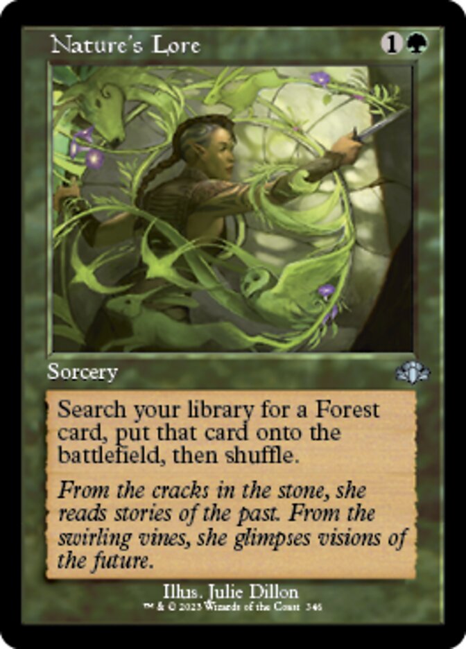 Nature's Lore (Retro) [Dominaria Remastered] | L.A. Mood Comics and Games
