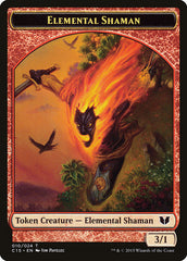 Knight (004) // Elemental Shaman Double-Sided Token [Commander 2015 Tokens] | L.A. Mood Comics and Games