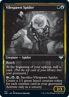 Vilespawn Spider [Innistrad: Double Feature] | L.A. Mood Comics and Games