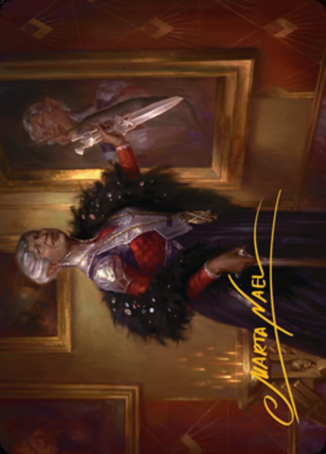 Evelyn, the Covetous Art Card (Gold-Stamped Signature) [Streets of New Capenna Art Series] | L.A. Mood Comics and Games