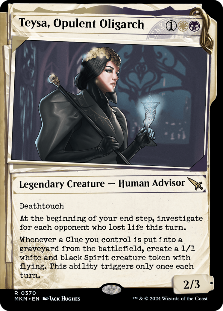 Teysa, Opulent Oligarch (Showcase) (0370) [Murders at Karlov Manor] | L.A. Mood Comics and Games