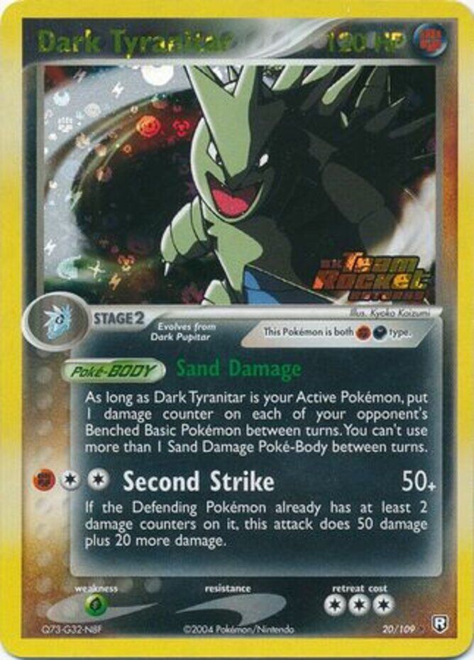 Dark Tyranitar (20/109) (Stamped) [EX: Team Rocket Returns] | L.A. Mood Comics and Games