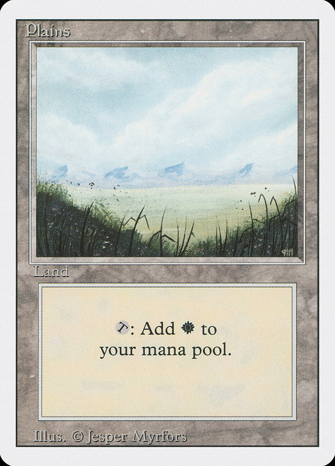 Plains (No Trees / Signature on Right) [Revised Edition] | L.A. Mood Comics and Games
