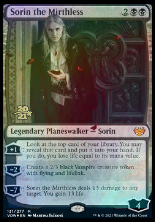 Sorin the Mirthless [Innistrad: Crimson Vow Prerelease Promos] | L.A. Mood Comics and Games