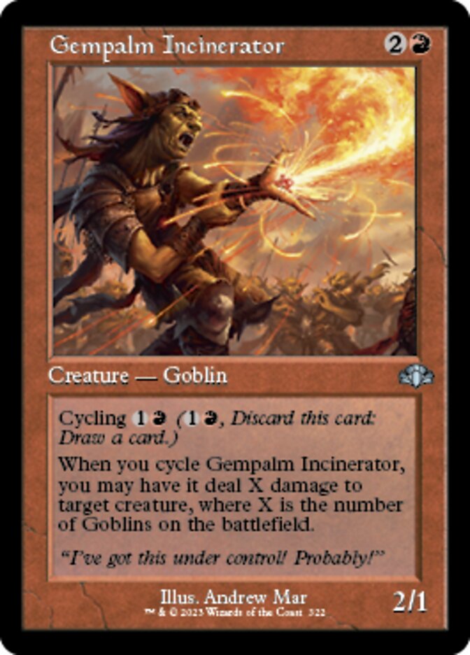 Gempalm Incinerator (Retro) [Dominaria Remastered] | L.A. Mood Comics and Games