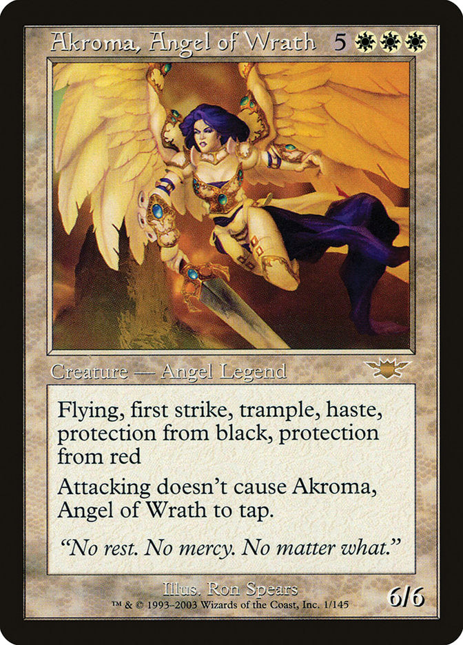 Akroma, Angel of Wrath [Legions] | L.A. Mood Comics and Games