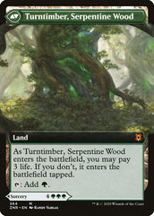Turntimber Symbiosis // Turntimber, Serpentine Wood (Extended Art) [Zendikar Rising] | L.A. Mood Comics and Games