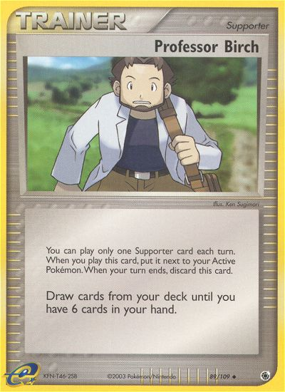 Professor Birch (89/109) [EX: Ruby & Sapphire] | L.A. Mood Comics and Games