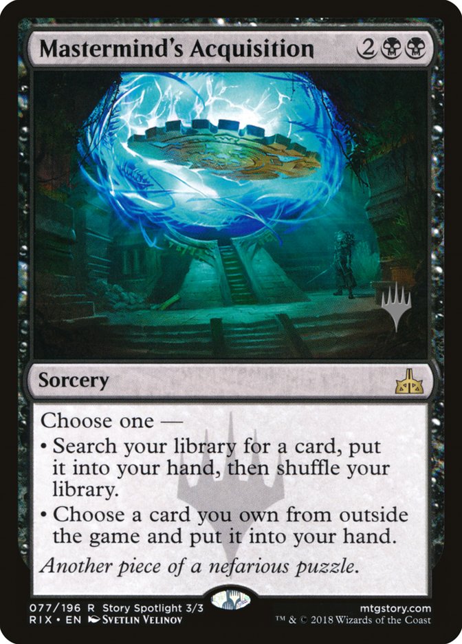 Mastermind's Acquisition (Promo Pack) [Rivals of Ixalan Promos] | L.A. Mood Comics and Games