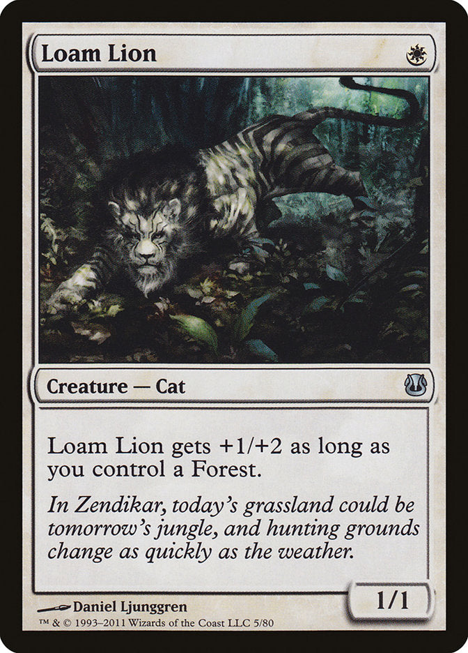Loam Lion [Duel Decks: Ajani vs. Nicol Bolas] | L.A. Mood Comics and Games