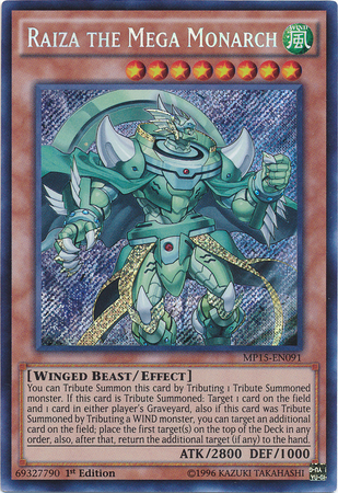 Raiza the Mega Monarch [MP15-EN091] Secret Rare | L.A. Mood Comics and Games