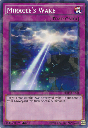 Miracle's Wake [BP03-EN220] Shatterfoil Rare | L.A. Mood Comics and Games