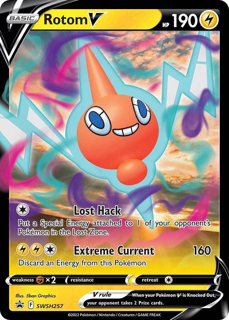 Rotom V (SWSH257) [Sword & Shield: Black Star Promos] | L.A. Mood Comics and Games