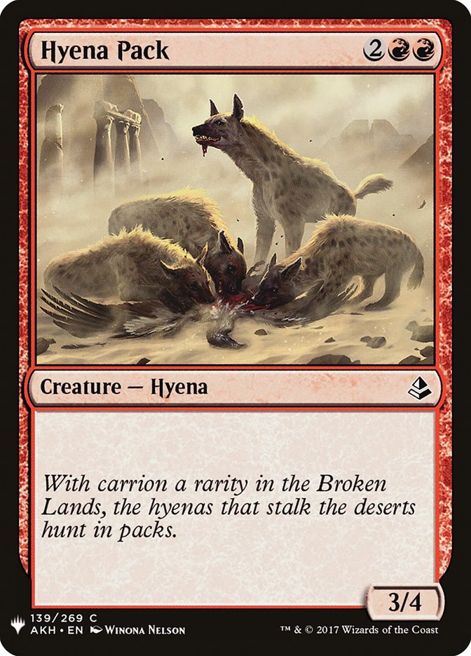 Hyena Pack [Mystery Booster] | L.A. Mood Comics and Games