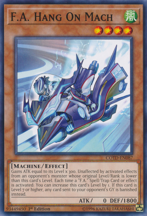 F.A. Hang On Mach [COTD-EN087] Common | L.A. Mood Comics and Games