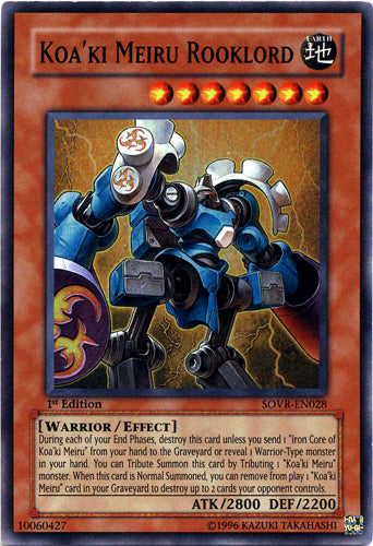 Koa'ki Meiru Rooklord [SOVR-EN028] Super Rare | L.A. Mood Comics and Games