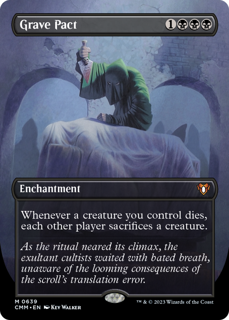 Grave Pact (Borderless Alternate Art) [Commander Masters] | L.A. Mood Comics and Games