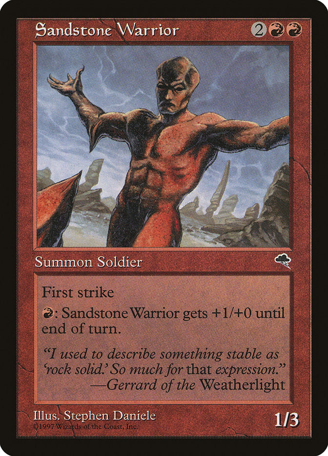 Sandstone Warrior [Tempest] | L.A. Mood Comics and Games