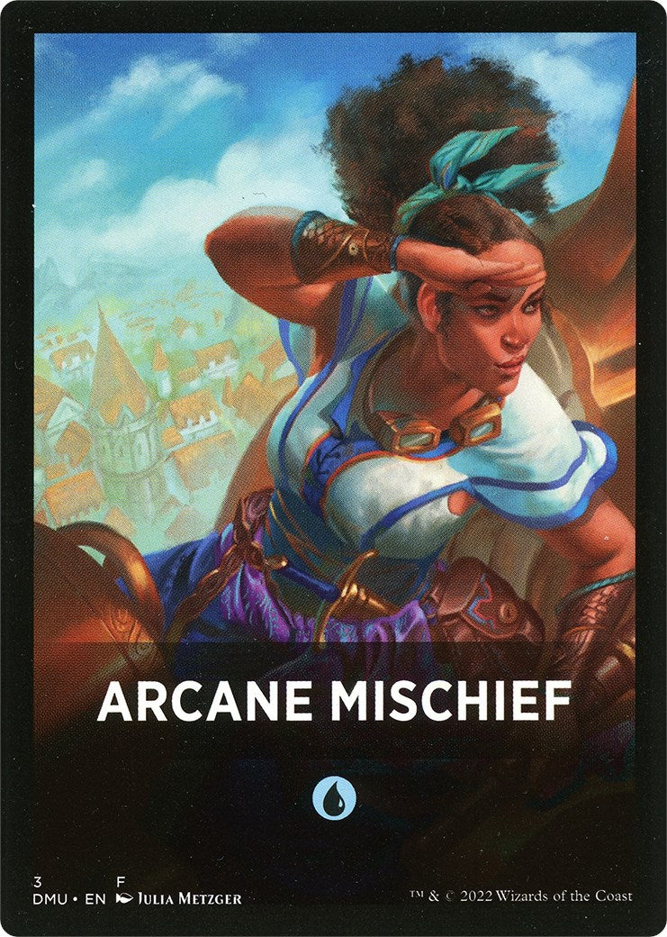 Arcane Mischief Theme Card [Dominaria United Tokens] | L.A. Mood Comics and Games