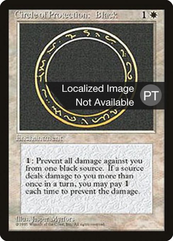 Circle of Protection: Black [Fourth Edition (Foreign Black Border)] | L.A. Mood Comics and Games