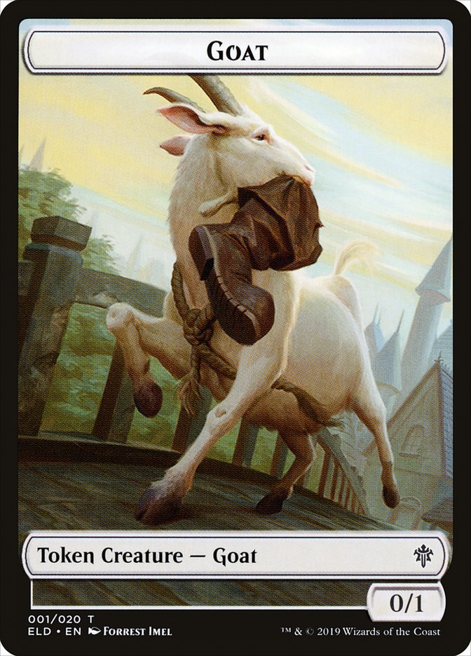 Goat Token [Throne of Eldraine Tokens] | L.A. Mood Comics and Games