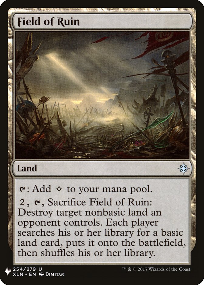Field of Ruin [Mystery Booster] | L.A. Mood Comics and Games