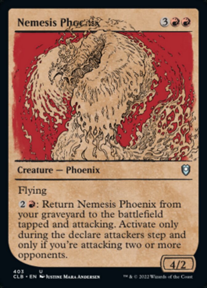 Nemesis Phoenix (Showcase) [Commander Legends: Battle for Baldur's Gate] | L.A. Mood Comics and Games